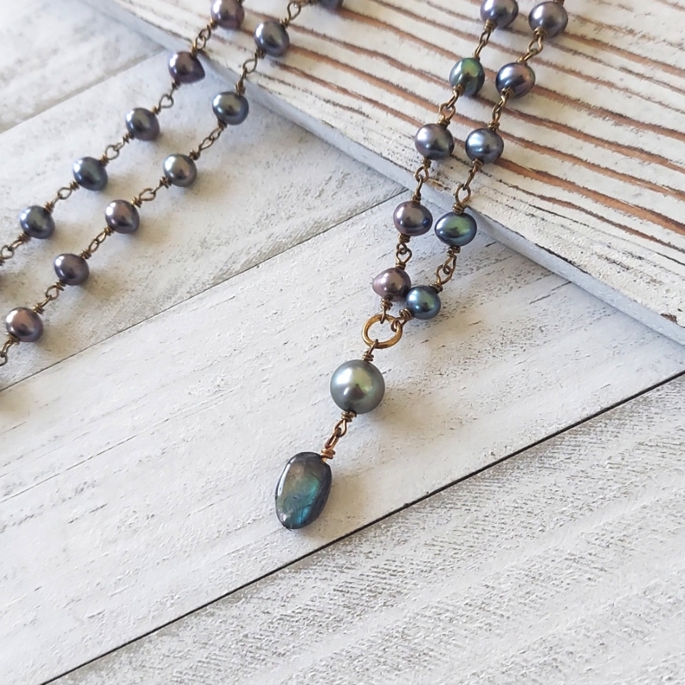Artisan Jewelry Collection - Beaded & Linked Necklace